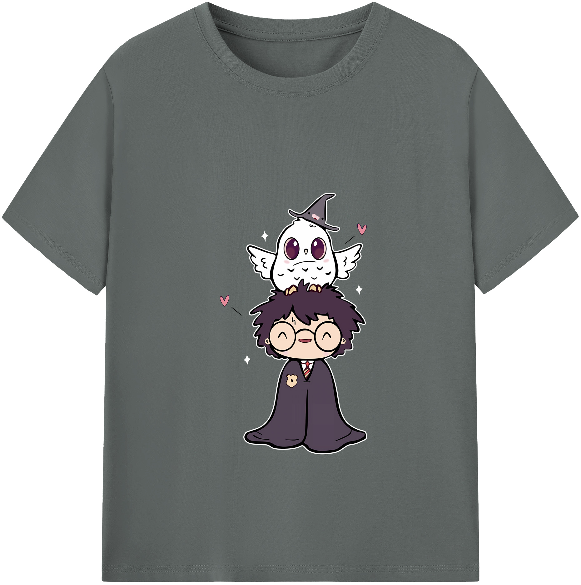 （画像用） Harry Potter ハリー・ポッターシリーズ 綿100％ メンズ半袖Tシャツ｜肌触りやわらか＆通気性